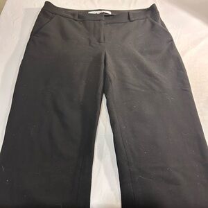 Diane Von Furstenberg Black Dress Pants